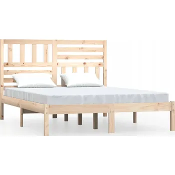 Postel Dřevěná manželská postel G04V 200x200 dub