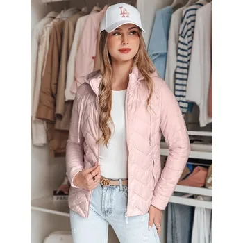 Dámská cargo bunda Dámská bunda DSTREET ZIPZAB RŮŽOVÁ S