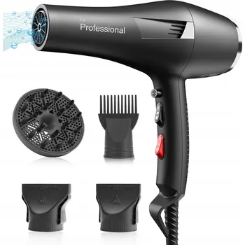 Fén Fén na vlasy 2400W PROFESIONÁLNÍ IONIZACE SILNÝ + NÁSTAVCE