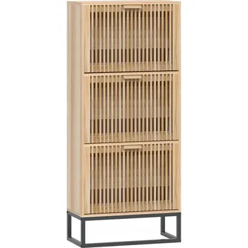 Botník Elegantní botník z materiálu na bázi dřeva 52x25x120 cm