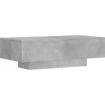 Konferenční stolek Moderní konferenční stolek, dřevěný, šedá betonu, 100x49,5x31 cm
