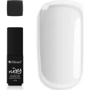 Lak na nehty Silcare báze a top 2v1 Flexy Base Top 4,5 ml