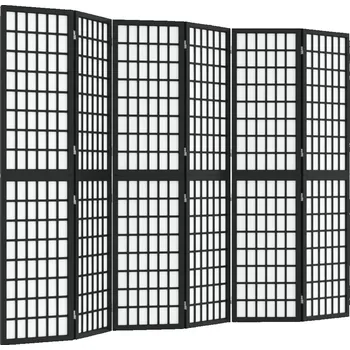 Paraván Japonská skládací Paraván 240x170 cm černá