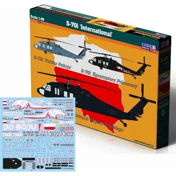 Plastikový model Mistercraft G-32 Polský vrtulník S-70i Black Hawk International 1:48