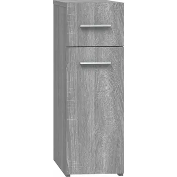 Kuchyňská skříňka Lékárnička Skříňka z Materiálu na Bázi Dřeva, Šedý Dub Sonoma, 20x45,5x60