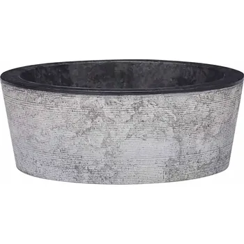 Ručně Vyrobené Mramorové Umyvadlo Černé 40 x 15 cm