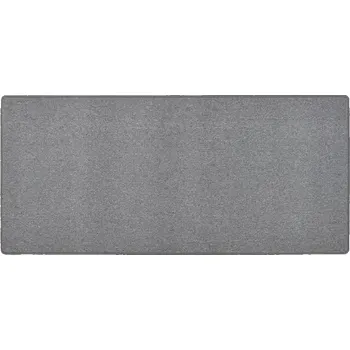 Koberec Koberec běhoun tmavě šedý, vpichovaná textilie, 50 x 100 cm, 3 mm vlas