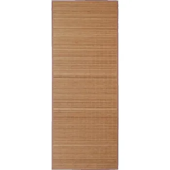 Rohožka Bambusová rohož s protiskluzovou PVC podložkou, hnědá, 150 x 200 cm