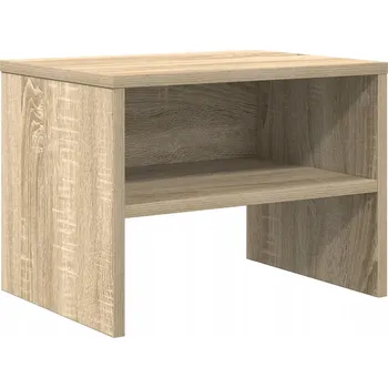 Noční stolek Noční stolek s otevřenou policí, dub sonoma, 40 x 30 x 30 cm