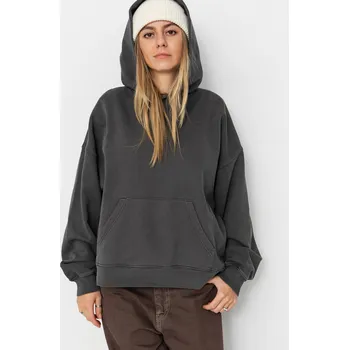 Dámská mikina Carhartt WIP Benton HD (graphite/garment dyed) XS, šedá