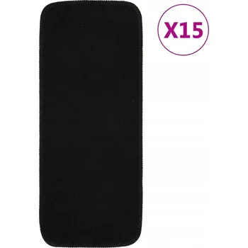 Nášlap na schod Nášlapy na schody protiskluzové, černé, 25x60 cm, PP