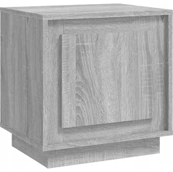 Noční stolek Noční stolek v moderním stylu, šedý dub sonoma, 44x35x45 cm
