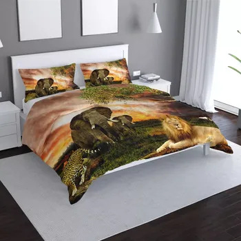 Povlečení Sablio Povlečení Zvířata ze Sahary - 140x220 / 90x70