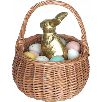 Nákupní košík Univerzální proutěný koš béžový