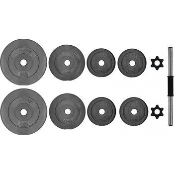 Potažené/pogumované nastavitelné činky Lifefit 1x 20 kg