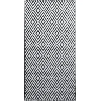 Koberec Koberec ARAKIL dvouvrstvý žakárový 160x230 cm bílo-černý