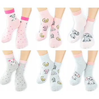 Pánské ponožky Ponožky z ABS ponožky 6-balení pro dívky 27-30