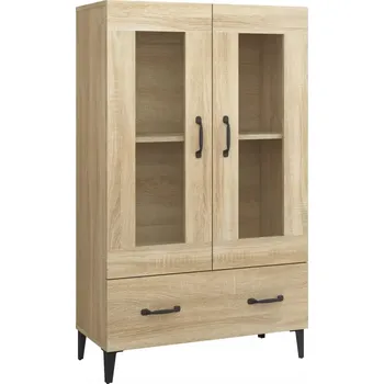 Komoda Příborník se dvířky a zásuvkou, dub Sonoma, 70x31x115 cm