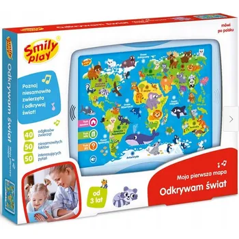 Smily Play tablet Moje první mapa Objevuji svět hračka edukativní
