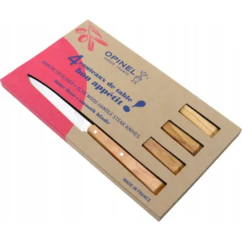 Opinel Sada jídelních nožů Bon Apetite! Olive (Olivové dřevo)