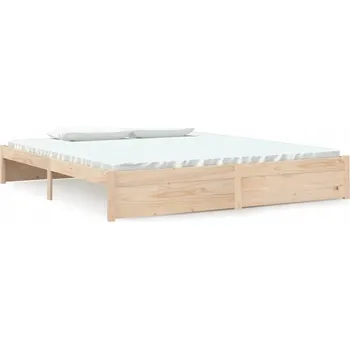 Postel Dřevěná manželská postel G04V 200x200 dub