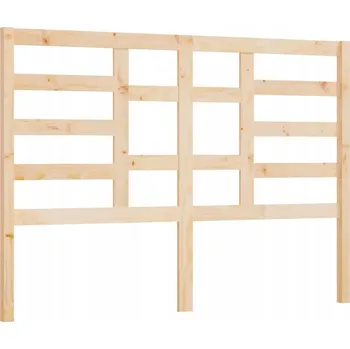 Čelo postele z masivního borovicového dřeva 126x4x104 cm