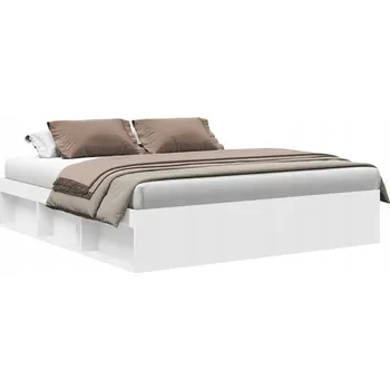 Postel Postel s dekorem dřeva G03V 200x200 bílá