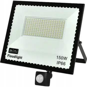 LED halogenový reflektor 150W s pohybovým a soumrakovým senzorem