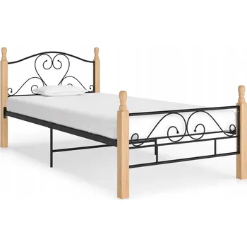 Postel Kovová postel G04V 100x200 dub