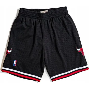 Pánské kraťasy Černé Kraťasy Mitchell & Ness NBA Chicago Bulls SMSHAC18023-CBUBLCK9 L