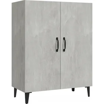 Komoda Boční skříňka z dřevotřísky, šedá Betonu, 70x34x90 cm