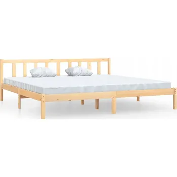 Postel Dřevěná manželská postel G04V 200x200 dub