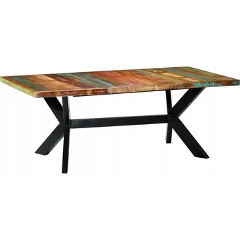 Jídelní stůl Kuchyňský stůl VidaXL obdélníkový akácie 200 x 100 x 75 cm