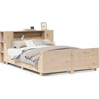 Postel Rám postele z masivního borovicového dřeva 227,5 x 126 x 82 cm, neošetřený