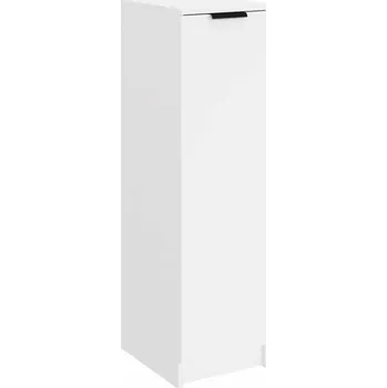 Botník Botník s dvířky a policemi, bílá, 30x35x100 cm