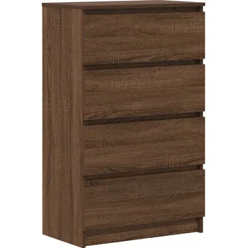 Komoda Komoda se 4 zásuvkami Hnědý Dub 60 x 35 x 98,5 cm