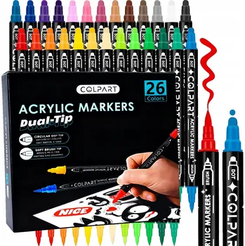 Akvarelové FIXY Oboustranné POPISOVAČE FIXY pro děti 26