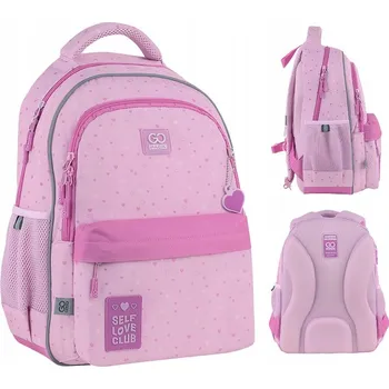 Školní batoh Vícekomorový Školní batoh GoPack růžový 15 l