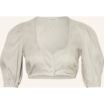 Dámská halenka Heimatglück Tracht Dámská Dirndl Halenka Ida Se Lnem, šedá, 40