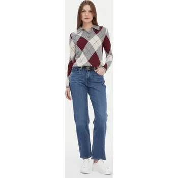 Pánská móda Tommy Hilfiger Jeansy Classic WW0WW42489 Modrá Straight Fit 25_30