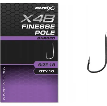 Rybářský háček Háčky Matrix X4B Finesse Pole 20 Barbed