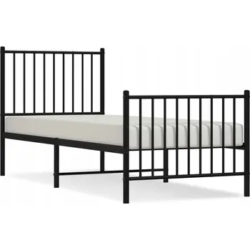 Postel Manželská kovová postel G02V 80x200 černá