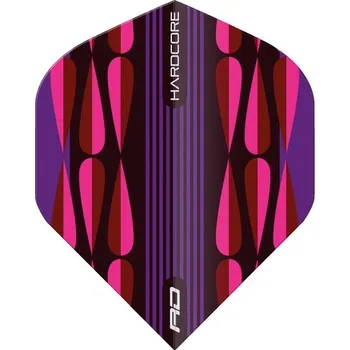 Příslušenství pro šipky Letky Red Dragon HARDCORE Radical Pink Teardrop