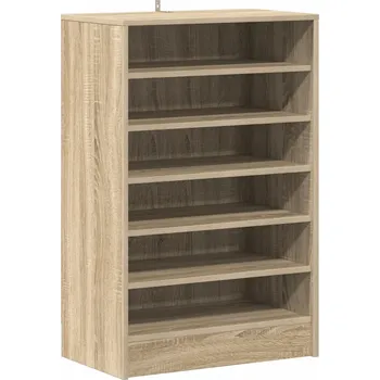 Botník Botník se 7 policemi, dub sonoma, 60x35x92 cm
