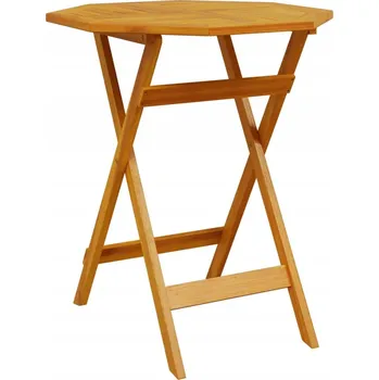 Zahradní stůl Skládací zahradní stůl z masivního akáciového dřeva, 70 x 75 cm