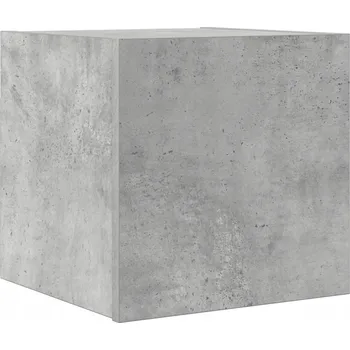 Televizní stolek Nástěnná TV skříňka, šedá betonu, 30,5x30x30 cm