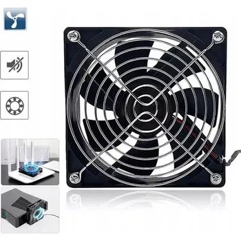 PC ventilátor Ventilátor 120 x 120 mm 12V TICHÝ CHLADICÍ PRO PC/LAPTOP/PS4