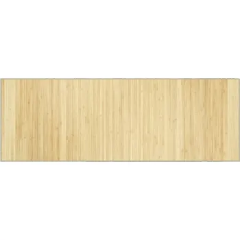 Prostěradlo Bambusová protiskluzová podložka, přírodní barva, 70 x 200 cm