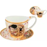 Carmani Šálek s podšálkem Gustav Klimt Polibek 350 ml
