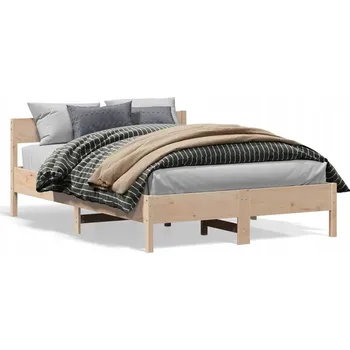 Postel Dřevěná manželská postel G04V 120x200 dub